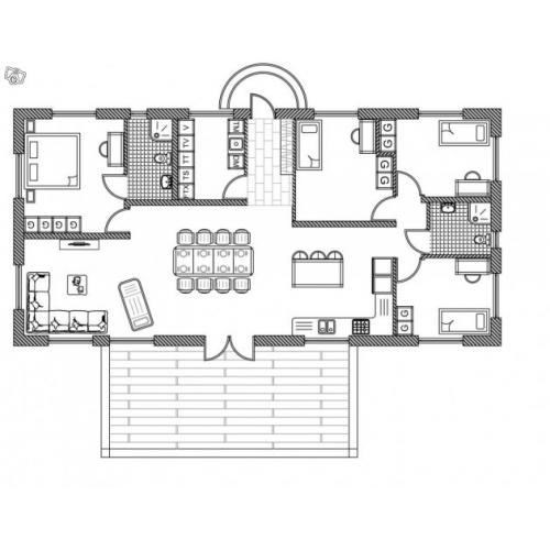 Stenhus Easy Living på 127,5 m2